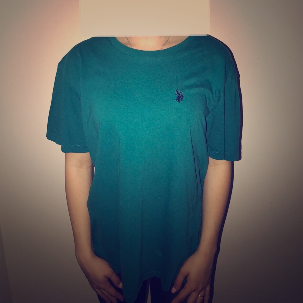 Ralph Lauren polo //turquoise//t-shirt//RL//UNISEX